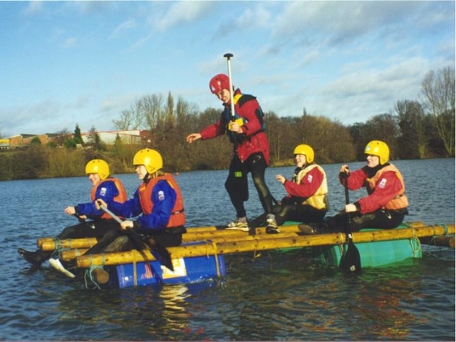 Have great fun with our Raft Building days